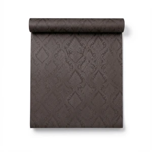 Italian Wallpaper Patterned Design Dark Brown, Size 10m x 0.70m, Model rc17078