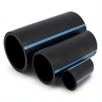 NPF HDPE Pipes Non Pressure 2 Bar 400 mm OD 3.2 mm Thickness Black