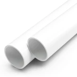 UPVC Pipes Nominal Pressure 8 Bar Outside Diameter 200 mm Thickness 6.2 mm White
