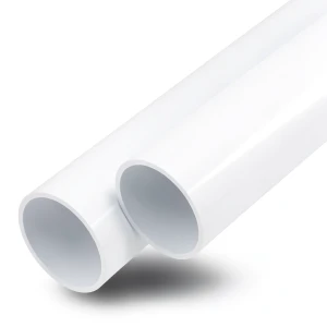 UPVC Pipes Nominal Pressure 8 Bar Outside Diameter 50 mm Thickness 2 mm White
