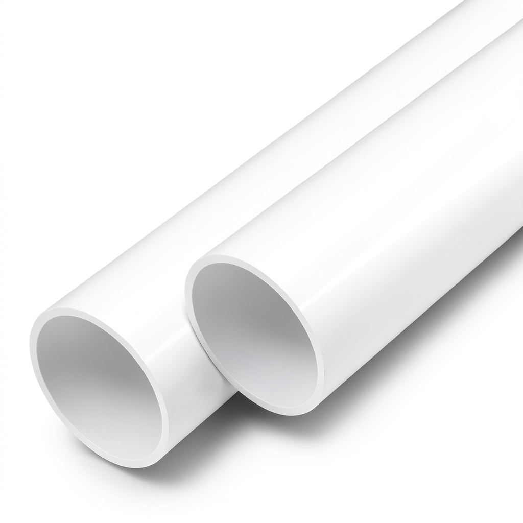 UPVC Pipes National Schedule 40 Size 8 Inch Thickness 8.18 mm White