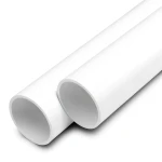 UPVC Pipes Nominal Pressure 8 Bar Outside Diameter 63 mm Thickness 2.5 mm White
