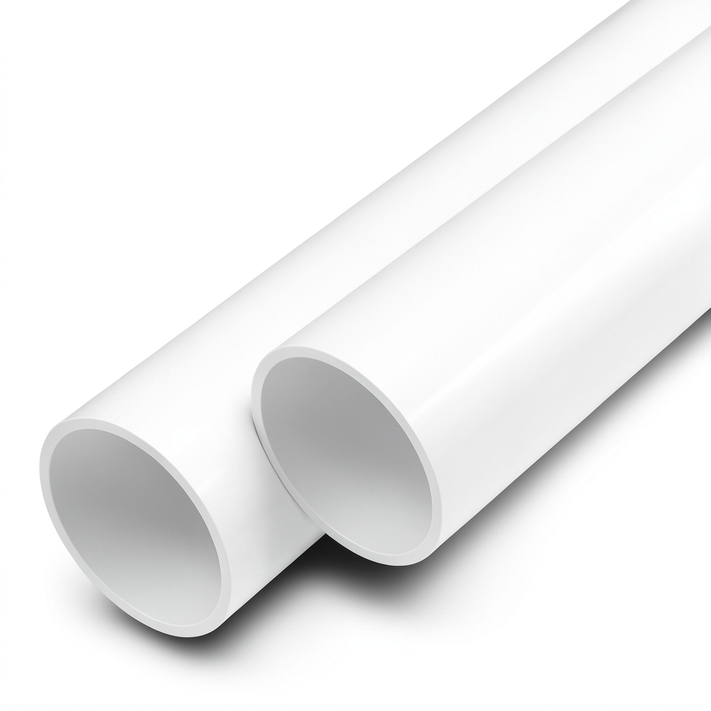 مواسير UPVC ضغط 8 بار قطر خارجي 280 مم سمك 8.6 مم لون أبيض