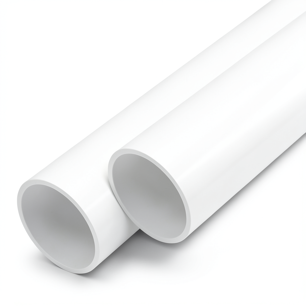 مواسير UPVC ضغط اسمي 8 بار قطر خارجي 90 مم سمك 3.5 مم لون أبيض