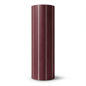 Italian Wallpaper Striped Design Size 10mx0.70m Dark Red