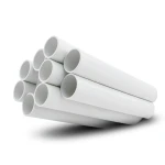 مواسير UPVC جدول 40 مقاس 1 إنش سمك 3.38 مم لون أبيض