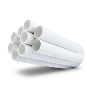 أنابيب UPVC جدول 40 مقاس 1 1/2 إنش سماكة 3.68 مم لون أبيض