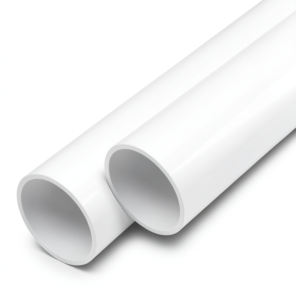 مواسير UPVC ضغط اسمي 8 بار قطر خارجي 400 مم سمك 12.3 مم لون أبيض