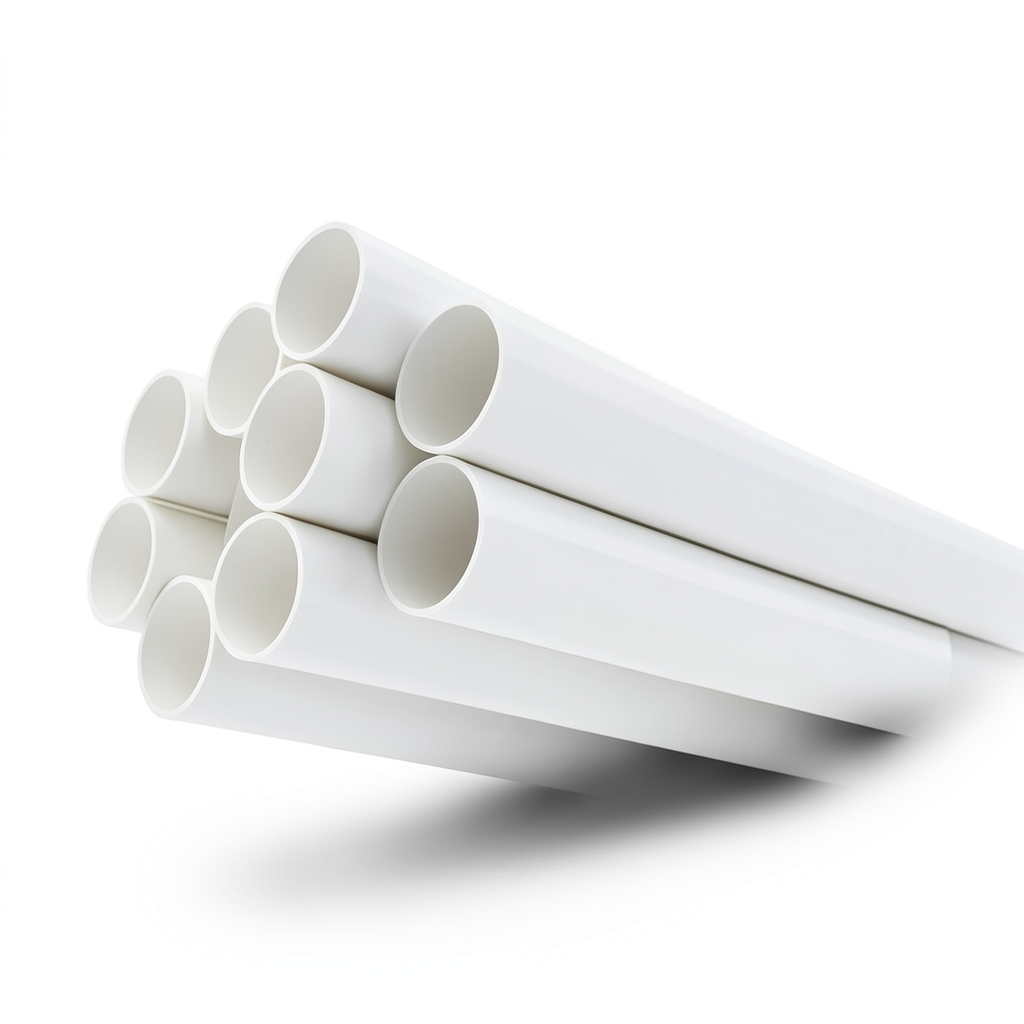 UPVC Pipes Schedule 40 Size 4 inch Thickness 6.02 mm White