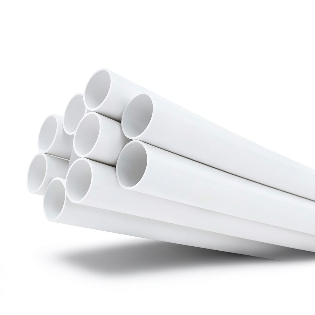 UPVC Pipes Schedule 40 Size 5 inch Thickness 6.22 mm White