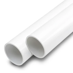 مواسير UPVC ضغط اسمي 10 بار قطر خارجي 200 مم سمك 7.7 مم أبيض