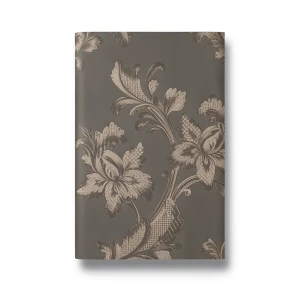 Italian Floral Wallpaper 10m x 0.73m Dark Beige, Model 56807
