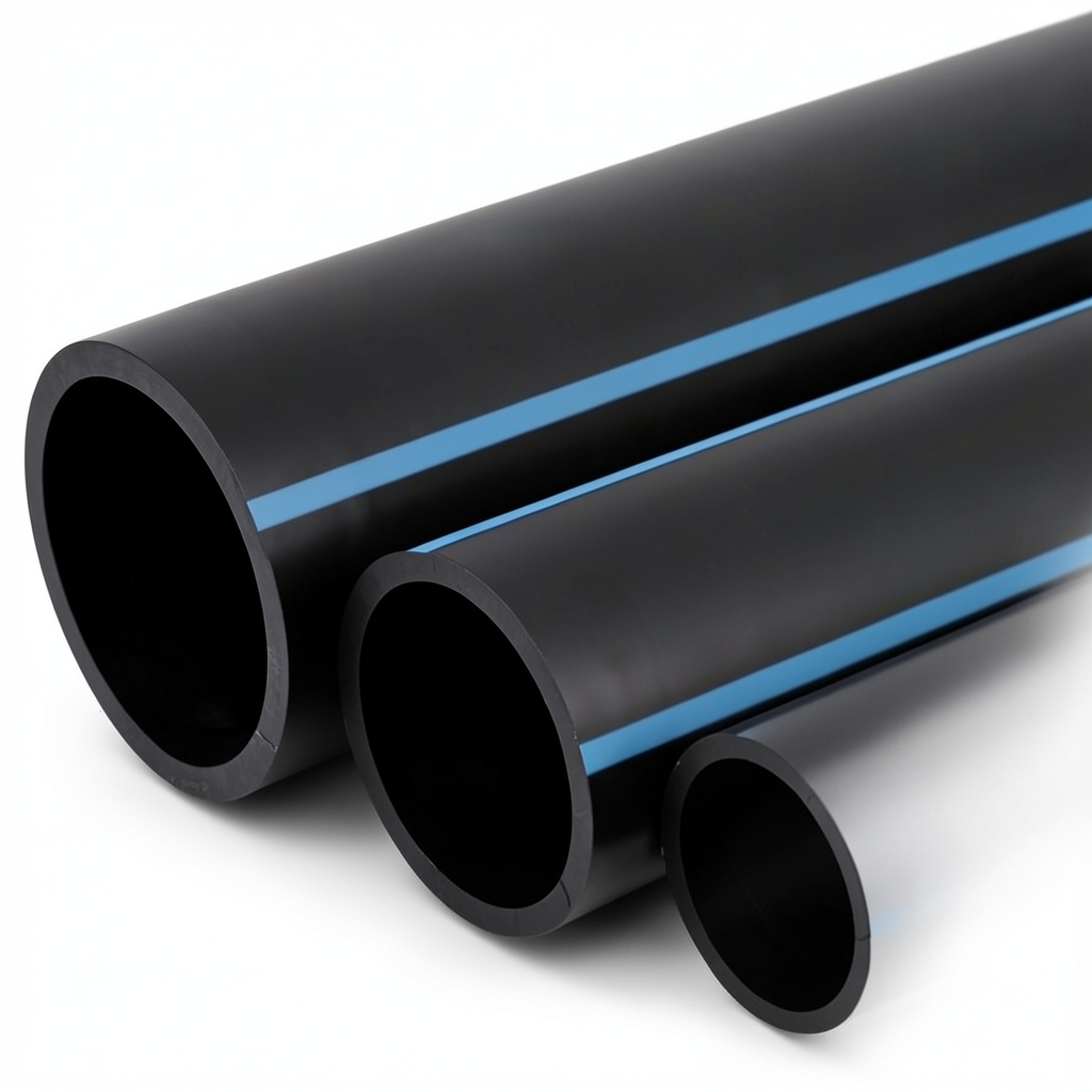 NPF HDPE Pipes Non Pressure 4 Bar, 75 mm OD, 1.8 mm Thickness, Black