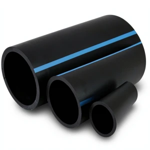 أنابيب HDPE الوطني لشبكات المياه الغير مضغوطة ضغط 4 بار قطر خارجي 90 مم سمك 1.8 مم لون أسود