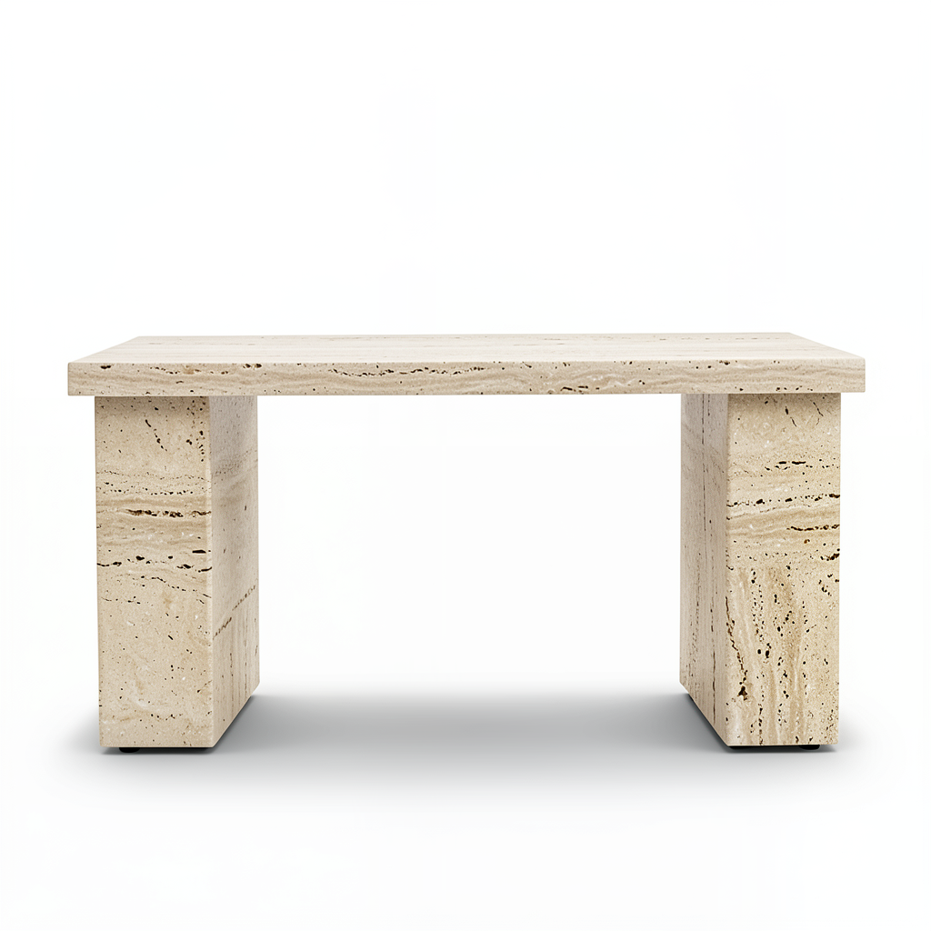 كونسول ترافرتين فاخر 120x25x90 سم