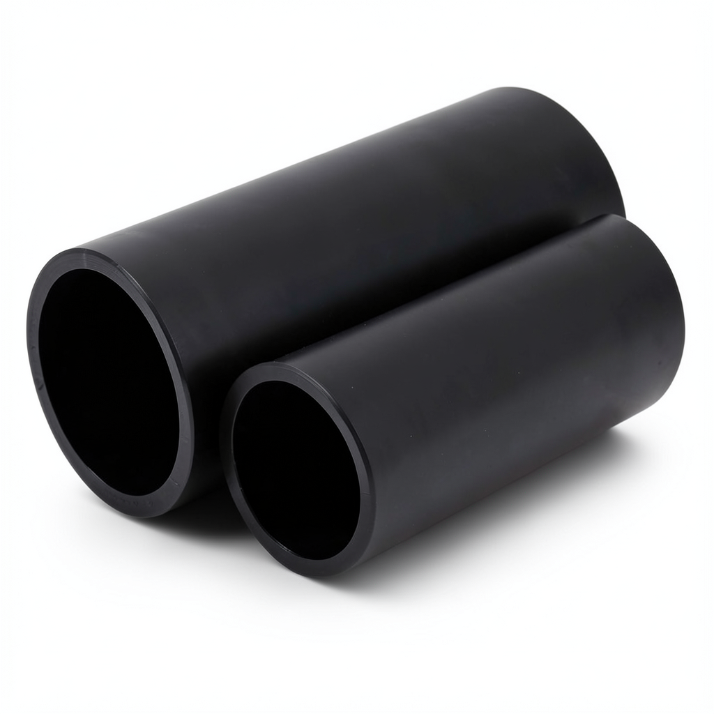 NPF HDPE Pipes Nominal Pressure 4 Bar Outside Diameter 140 mm Thickness 2.8 mm Black