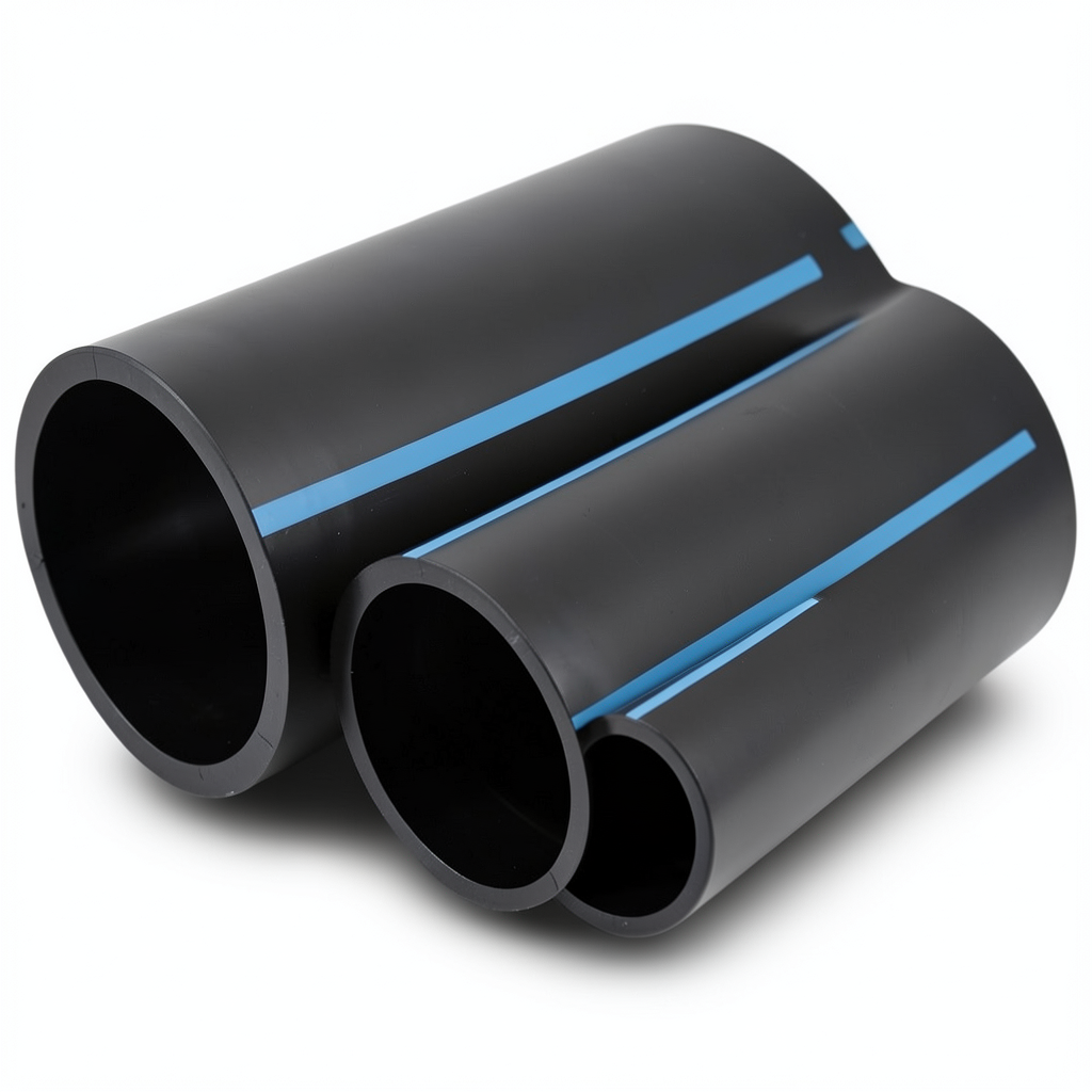 NPF HDPE Pipes Nominal Pressure 4 Bar Outside Diameter 180 mm Thickness 3.6 mm Black