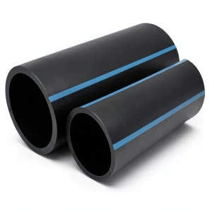 أنابيب HDPE الوطني ضغط 4 بار قطر خارجي 200 مم سمك 4 مم لون أسود