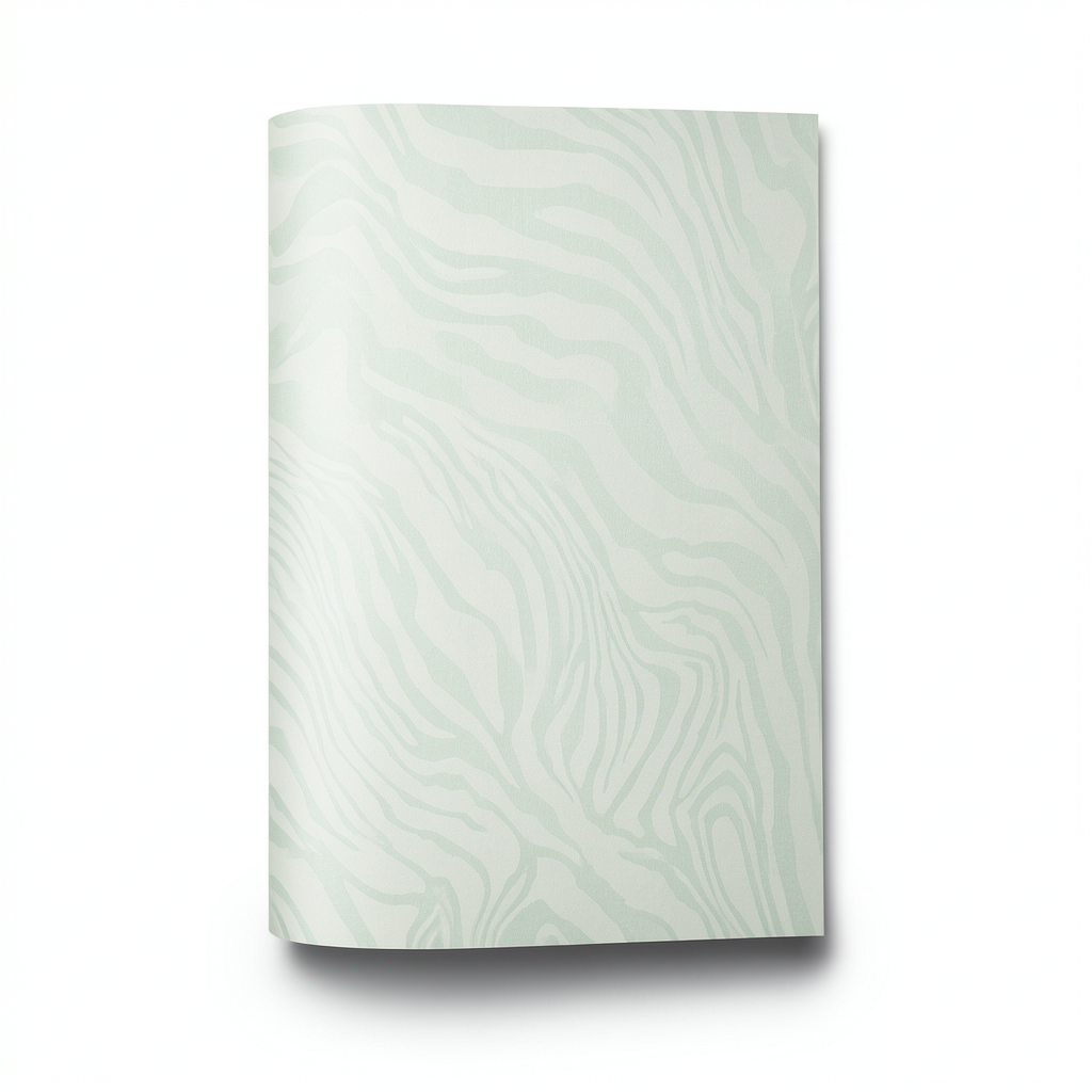 Italian Wallpaper Patterned Design Pale Green, Size 10m x 0.70m, Model rc17072