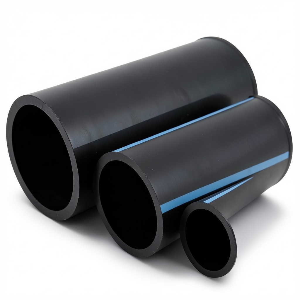 NPF HDPE Pipes Nominal Pressure 4 Bar Outside Diameter 280 mm Thickness 5.5 mm Black