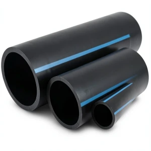 أنابيب HDPE الوطني ضغط 4 بار قطر خارجي 355 مم سمك 7 مم لون أسود