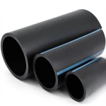 NPF HDPE Pipes Nominal Pressure 4 Bar Outside Diameter 400 mm Thickness 7.9 mm Black