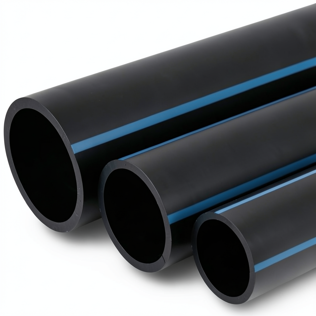 NPF HDPE Pipes Nominal Pressure 4 Bar Outside Diameter 450 mm Thickness 8.9 mm Black