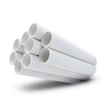 مواسير UPVC جدول 40 مقاس 1 إنش سمك 3.38 مم لون أبيض