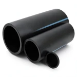 NPF HDPE Pipes Nominal Pressure 4 Bar Outside Diameter 560 mm Thickness 11 mm Black