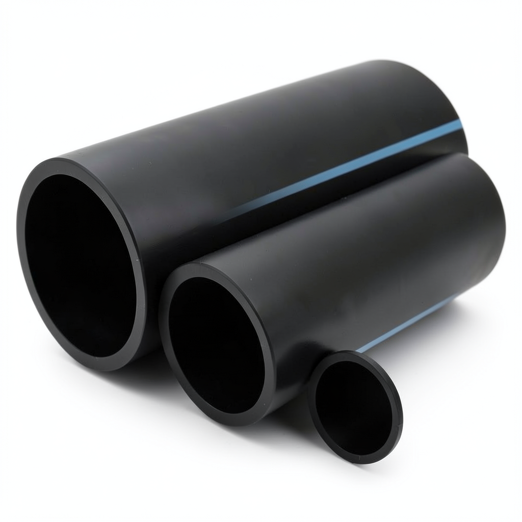 أنابيب HDPE الوطني ضغط 4 بار قطر خارجي 560 مم سمك 11 مم لون أسود