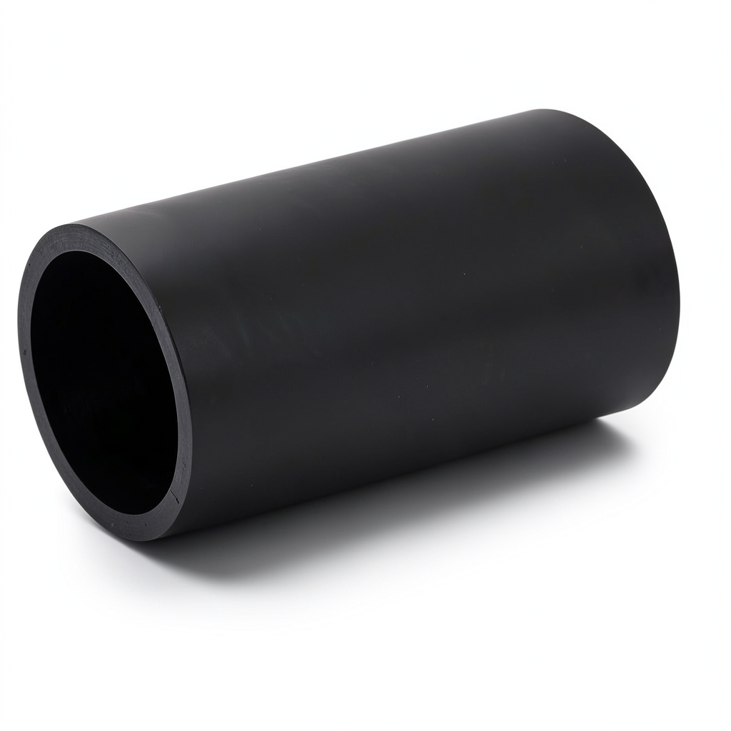 أنابيب HDPE الوطني لشبكات المياه الغير مضغوطة ضغط 4 بار قطر خارجي 630 مم سمك 12.4 مم لون أسود