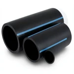 NPF HDPE Pipes Pressure 6 Bar Diameter 40 mm Thickness 1.8 mm Black