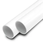 UPVC Pipes Nominal Pressure 10 Bar Outside Diameter 40 mm Thickness 1.9 mm White