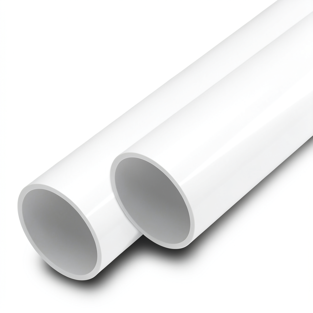 UPVC Pipes Nominal Pressure 10 Bar Outside Diameter 40 mm Thickness 1.9 mm White