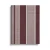 Italian Wallpaper Striped Design Size 10mx0.70m Dark Red - Image 1