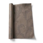 Italian Wallpaper Leaf-Patterned Design Size 10mx0.73m Brown Color