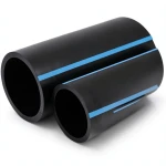 NPF HDPE Pipes Non Pressure Water Networks 2 Bar Pressure 450 mm OD 3.6 mm Thickness Black