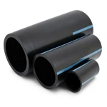 NPF HDPE Pipes 2 Bar Pressure 710 mm OD 5.7 mm Thickness Black
