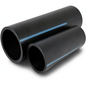 أنابيب HDPE الوطني لشبكات المياه الغير مضغوطة ضغط 4 بار قطر خارجي 75 مم سمك 1.8 مم لون أسود
