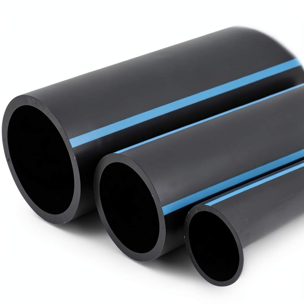 أنابيب HDPE الوطني ضغط 4 بار قطر خارجي 110 مم سمك 2.2 مم لون أسود