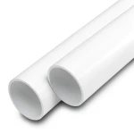 UPVC Pipes Nominal Pressure 10 Bar Outside Diameter 90 mm Thickness 4.3 mm White