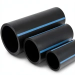 NPF HDPE Pipes Nominal Pressure 4 Bar Outside Diameter 125 mm Thickness 2.5 mm Black