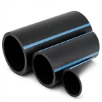 NPF HDPE Pipes Nominal Pressure 4 Bar Outside Diameter 140 mm Thickness 2.8 mm Black