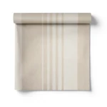 Italian Wallpaper Striped Design Beige Color, Size 10m x 0.73m, Model 305022