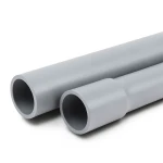 UPVC Pipes Schedule 80 Size 4 Inch Thickness 8.56 mm Gray