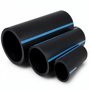 أنابيب HDPE الوطني لشبكات المياه الغير مضغوطة ضغط 4 بار قطر خارجي 315 مم سمك 6.2 مم لون أسود