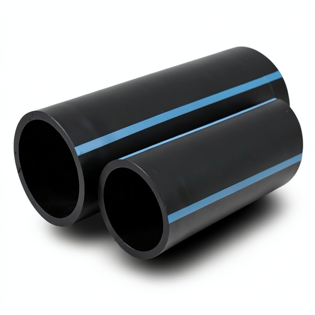 أنابيب HDPE الوطني ضغط 4 بار قطر خارجي 355 مم سمك 7 مم لون أسود