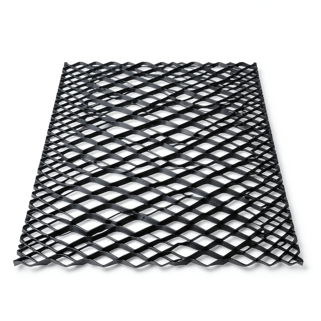 Hot Rolled Black Steel Expanded Metal Mesh Thickness 1.4 mm Width 2.44 m Length 3 m