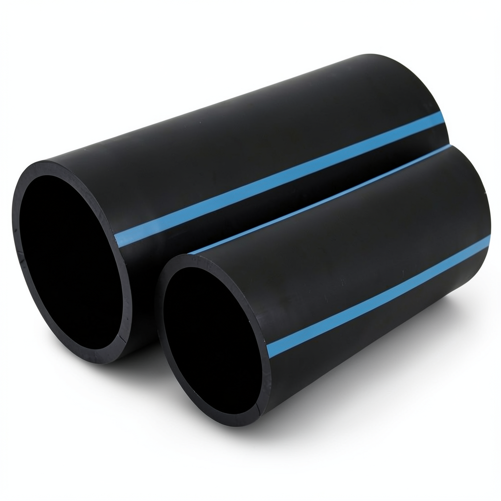 أنابيب HDPE الوطني لشبكات المياه الغير مضغوطة ضغط 4 بار قطر خارجي 450 مم سمك 8.9 مم لون اسود