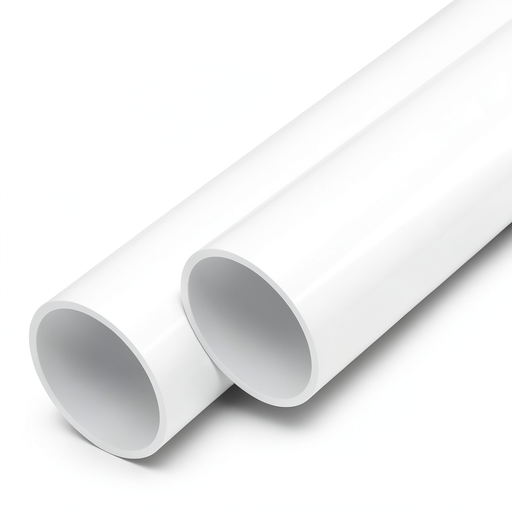 UPVC Pipes Nominal Pressure 10 Bar Outside Diameter 40 mm Thickness 1.9 mm White